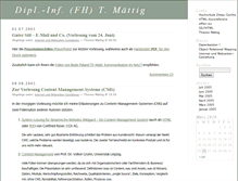 Tablet Screenshot of blog.maettig.com